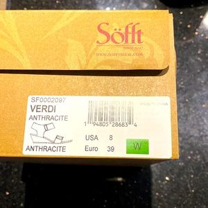 Sofft anthracite Verdi SF0002097 New size 8 W